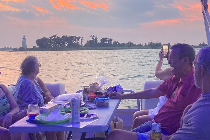 2-Hour Date Night and Sunset Cruise Near New Orleans - One hour by the Tchefuncte River Light Station