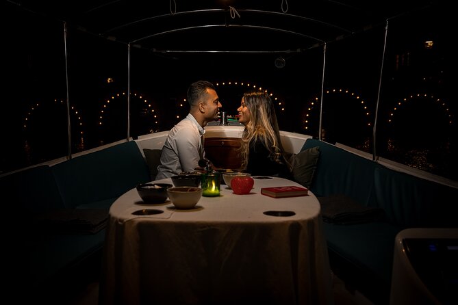 Amsterdam: Private Romantic Evening Canal Cruise + Bubbles/Snacks - Skinny Bridge and Amsterdam’s evening glow