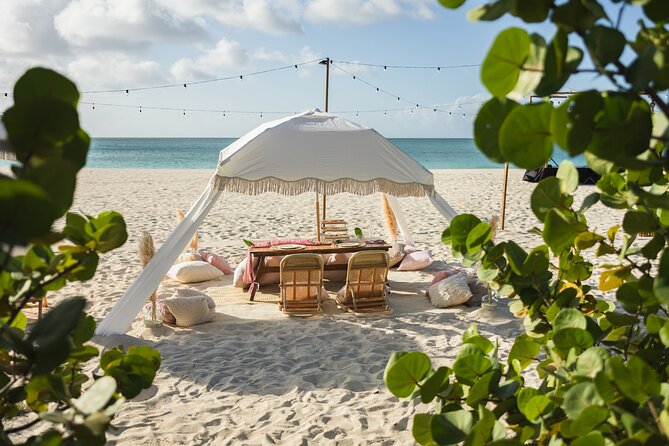 Aruba Romantic Sunset Photoshoot & Beach Picnic in Luxury Cabana - Arriving at Eagle Beach for a private evening