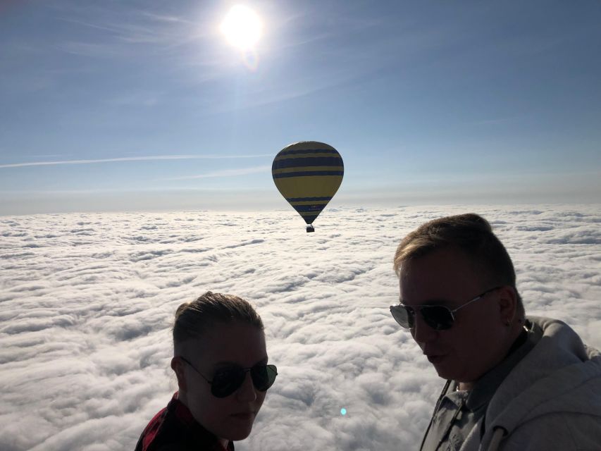 Barcelona: Private Romantic Balloon Flight - Landing, cava, and the final celebration