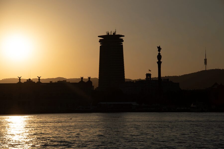 Barcelona: Private Romantic Sailing Tour with Drinks - Barcelona’s waterfront from the deck