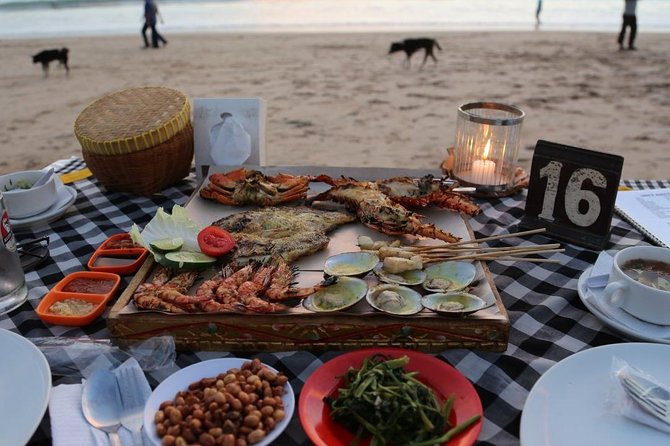 Best Romantic Seafood Dinner at Jimbaran Beach Sunset - A two to three hour evening, not a full Bali tour