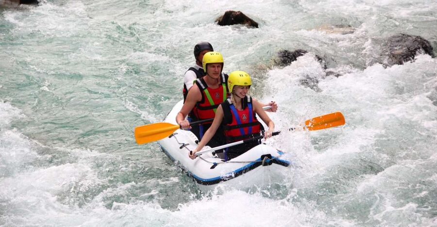Bovec: Soča River Private Rafting Experience for Couples - Emerald pools and swimming pauses