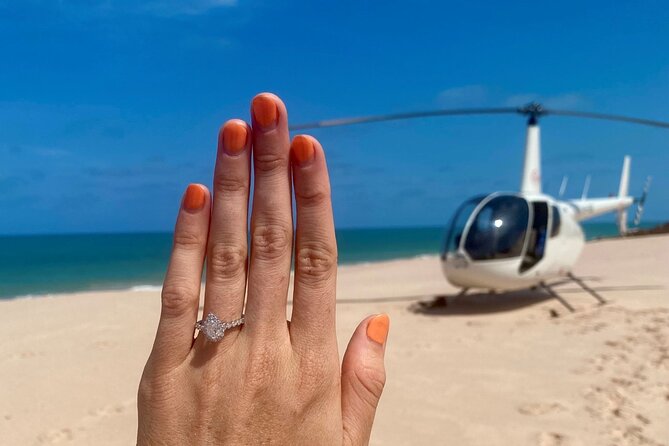 Broome: Romantic 45-Min Private Helicopter Flight & Beach Picnic - Willie Creek, pearl country, and a possible crocodile