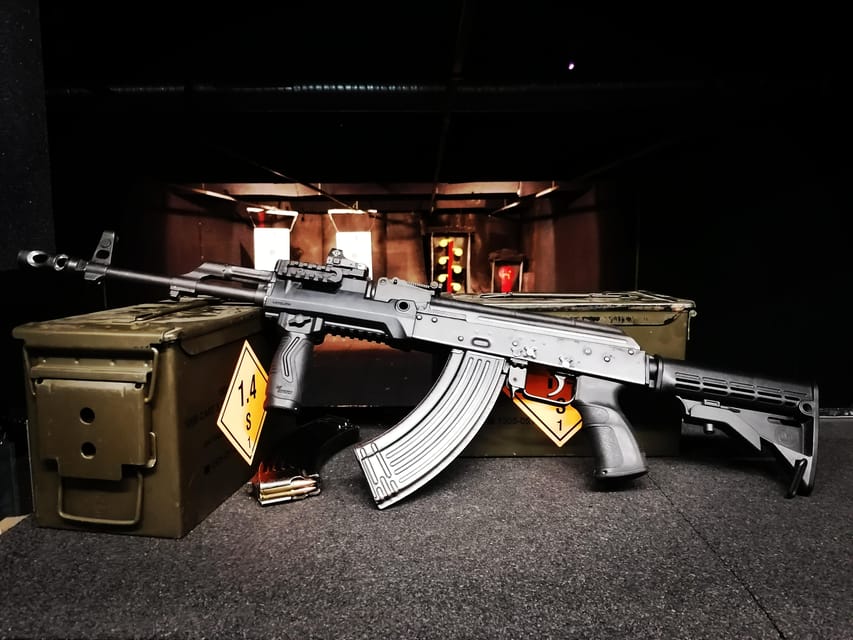 Budapest: Shooting Experience for Couples, The Perfect Date - The firearms list gives the session its variety