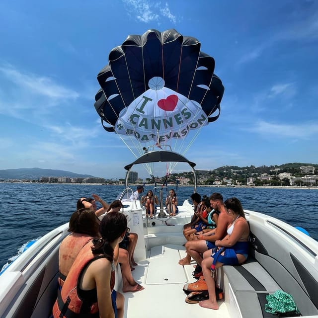 Cannes: Parasailing Experience for Couples, Family & Friends - What You See from Cannes to Mandelieu