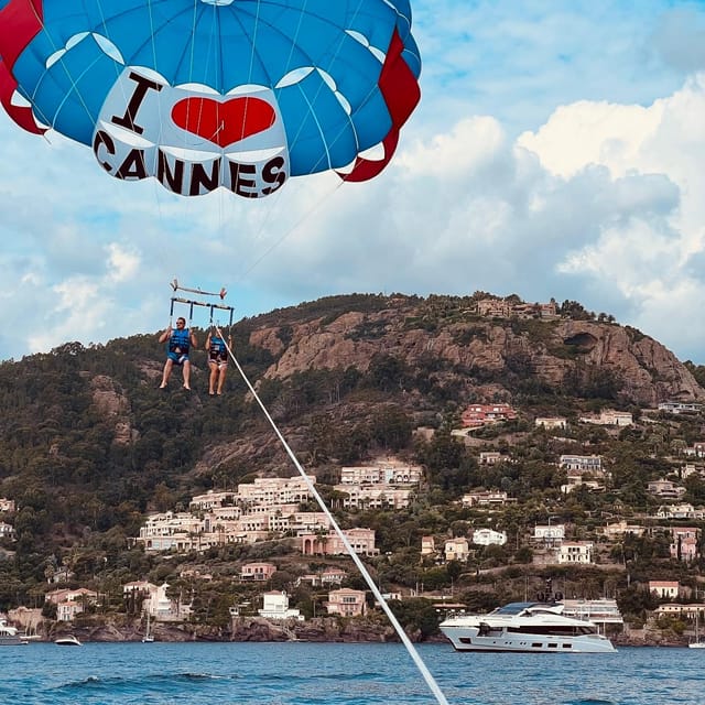 Cannes: Parasailing Experience for Couples, Family & Friends - A Platform Boat Ride Instead of a Water Jump