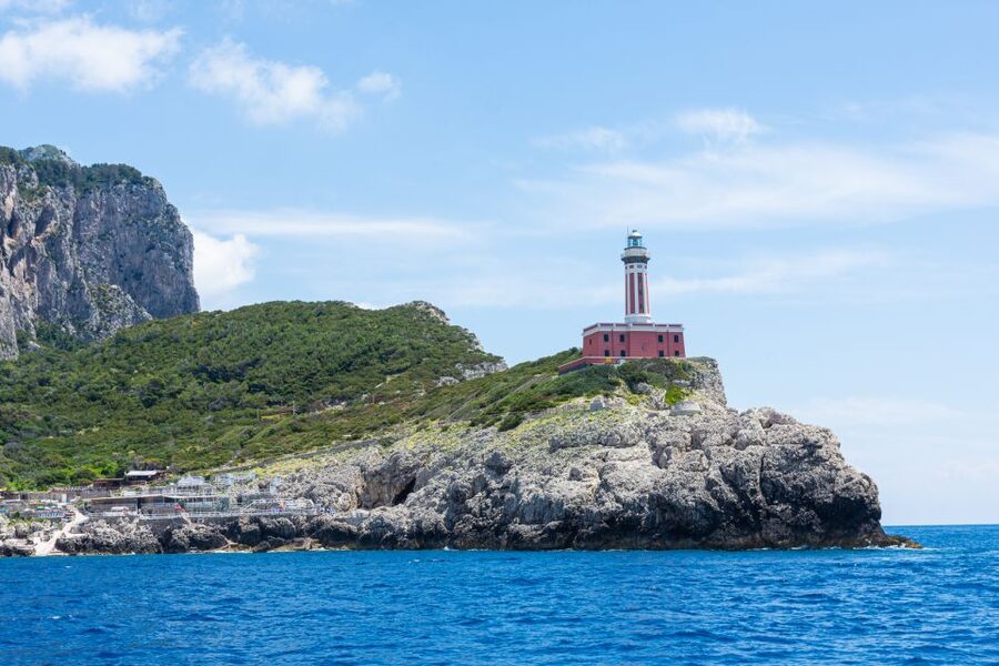Capri: Private Island Boat Tour for Couples - Punta Carena Lighthouse and the western coast