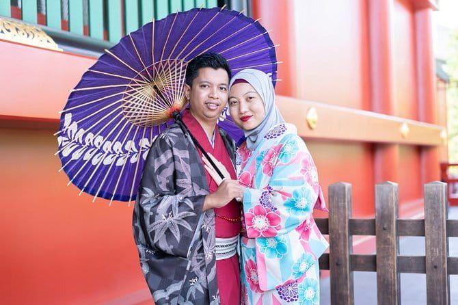 Couple Plan - Why a kimono suits Asakusa so well