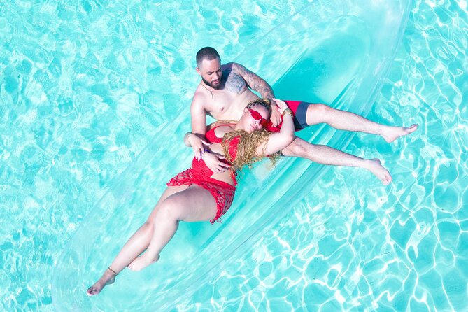 Couples Clear Kayak PhotoShoot Grand Turk Island - Why the clear kayak makes better vacation photos
