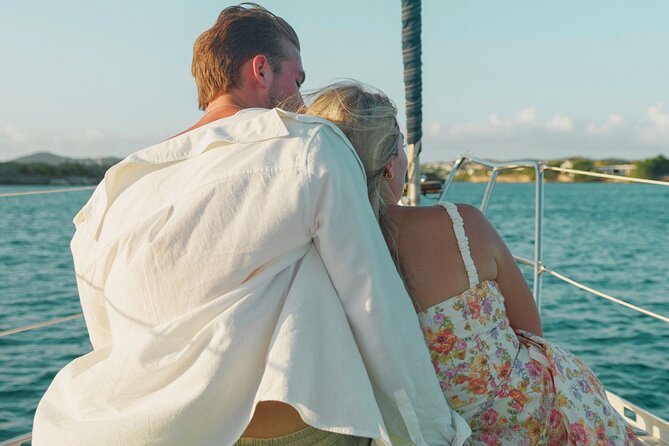 Curacao Private Romantic Sunset Tour for 2 - Sailing back into the sunset