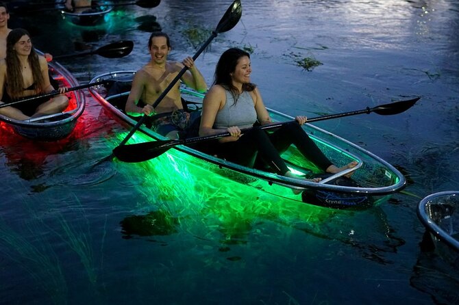Date Night LED Glow Clear Kayak or Paddleboard & Champagne - Champagne, photos, and the real value of the $80 price