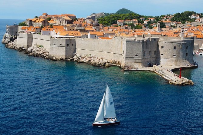 Dubrovnik Private Romantic Sunset Sailing - Leaving Lapad for the open Adriatic
