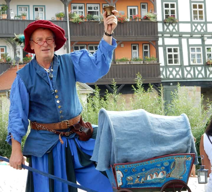Erfurt: On the road with the Brückenkrämer. Tour with anniversary tasting. - Key points at a glance