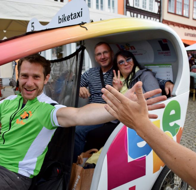 Erfurt: Romantic Rickshaw Tour For Two - From the fish market to Erfurt’s Renaissance center