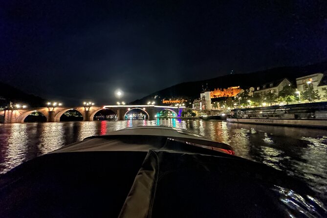 Exclusive private boat trip for couples in Heidelberg - The urban side at Neckarwiese