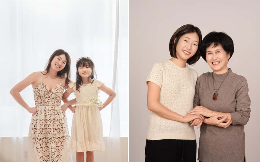 Family, Couple, and Group Photoshoot in Seoul - Same-day retouching and printed photographs