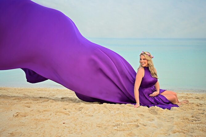Flying dress photoshoot Dubai Solo, Couple and Group Session - What happens after the photographs are taken