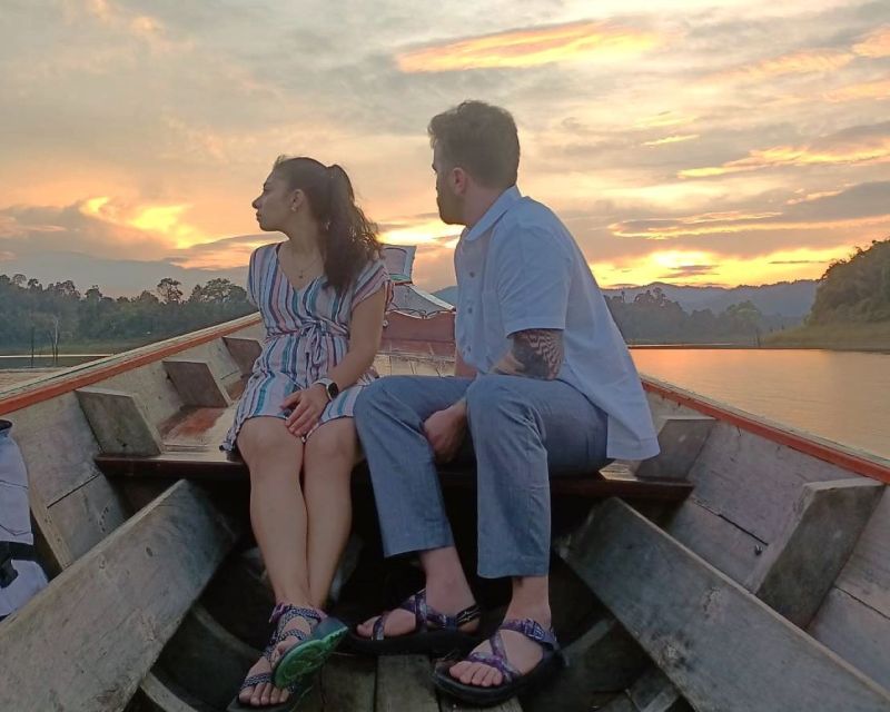 Khao Lak: Cheow Lan Lake Romantic Sunset Cruise with Drinks - Raft houses, kayaking, and a slower hour on the water