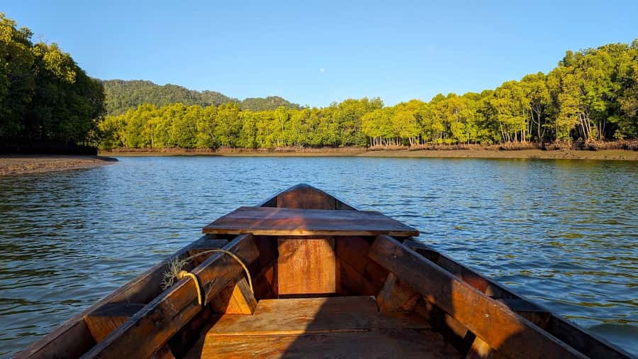 Koh Lanta: Romantic Sunrise Private Gondola Tour - Looking for macaques, mudskippers, and birds