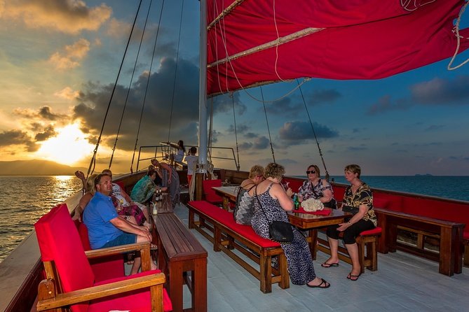 Koh Samui Romantic Sunset Cruise Tour By Red Baron Chinese Sailboat - Pickup from your Koh Samui hotel