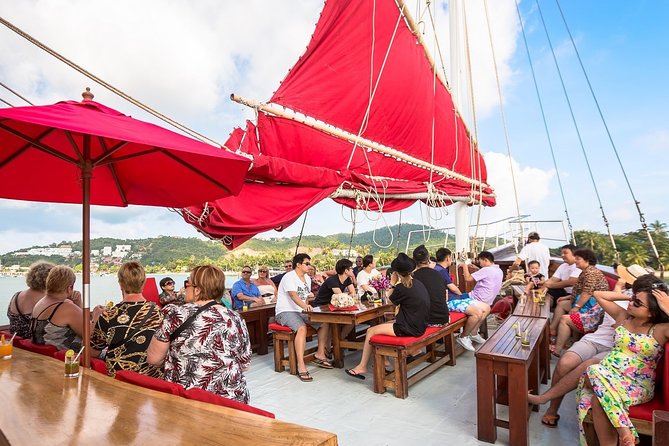 Koh Samui Romantic Sunset Cruise Tour By Red Baron Chinese Sailboat - Fishing, swimming, and quiet time