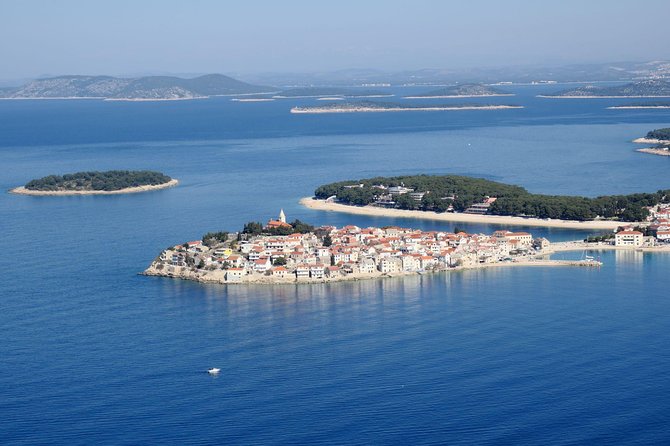 Krka waterfalls luxury tour for singles or couples - Trogir adds stone lanes and UNESCO status