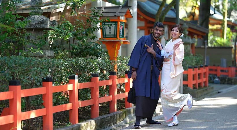 Kyoto Kimono Rental mimosa ｜Kimono/Yukata Rental Couple Plan - Service, language help, and the small practical details
