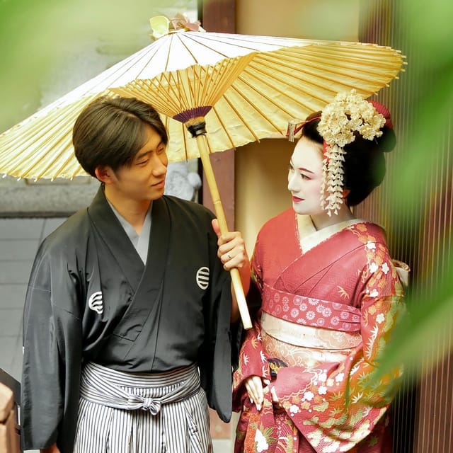 Kyoto kiyomizu Temple : Maiko and Samurai Couple Photoshoot - The final call: book it for the portrait, not just the costume