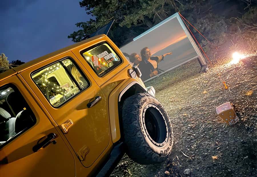 Las Vegas: Couple's Movie Night in the Mountains - Lovell Canyon gives the date its setting