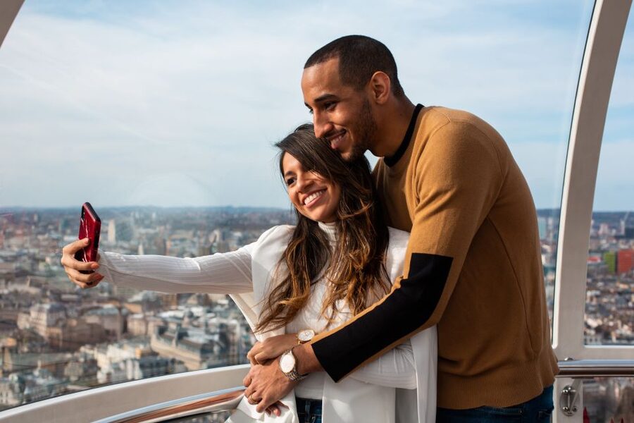 London Eye Private Capsule Experience for Couples or Groups - London sights from a new angle