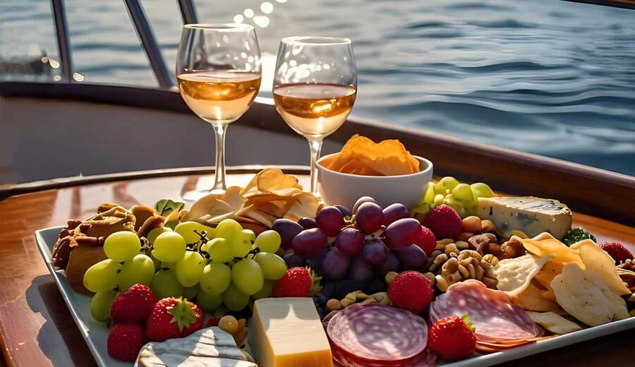 Marina Del Rey: Romantic Cruise, Wine, Cheese, Sealions - What the 90 minutes feels like