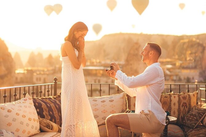 Marriage Proposal and Photoshoot in Cappadocia with Balloon view - Balloon views are beautiful, but never guaranteed