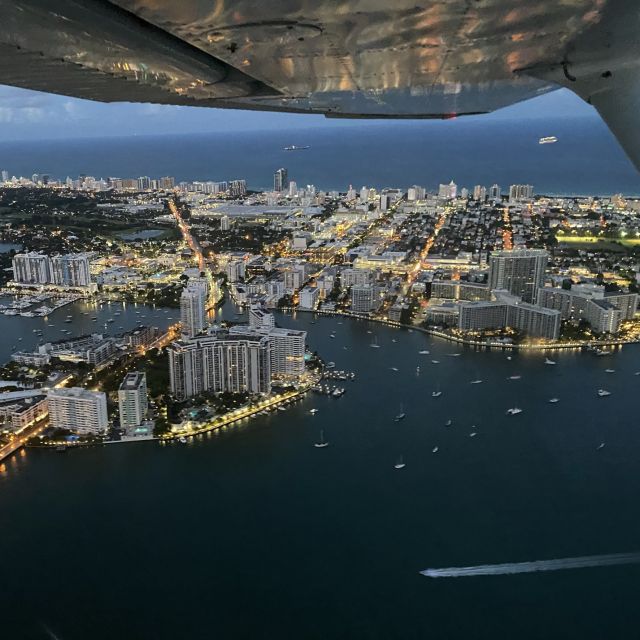 Miami: Romantic 1-Hour Private Flight Tour with Champagne - Key points to know before you fly