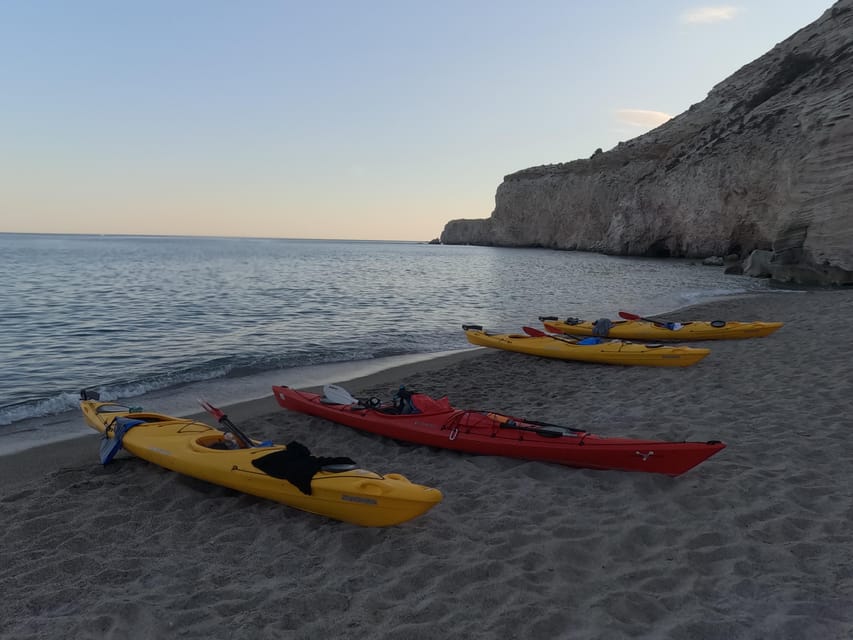 Milos: Romantic Semi Private Sunset Kayaking Tours - Key points at a glance