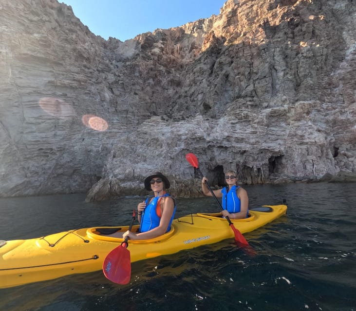 Milos: Romantic Semi Private Sunset Kayaking Tours - Starting at Alogomandra Beach