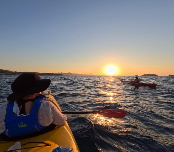 Milos: Romantic Semi Private Sunset Kayaking Tours - What the water and caves feel like