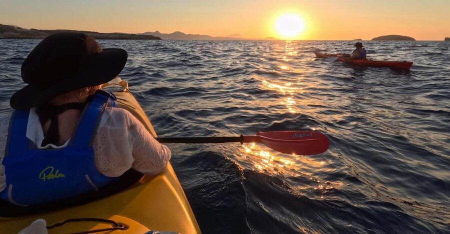 Milos: Romantic Semi Private Sunset Kayaking Tours - Equipment, photos, and what you need to bring
