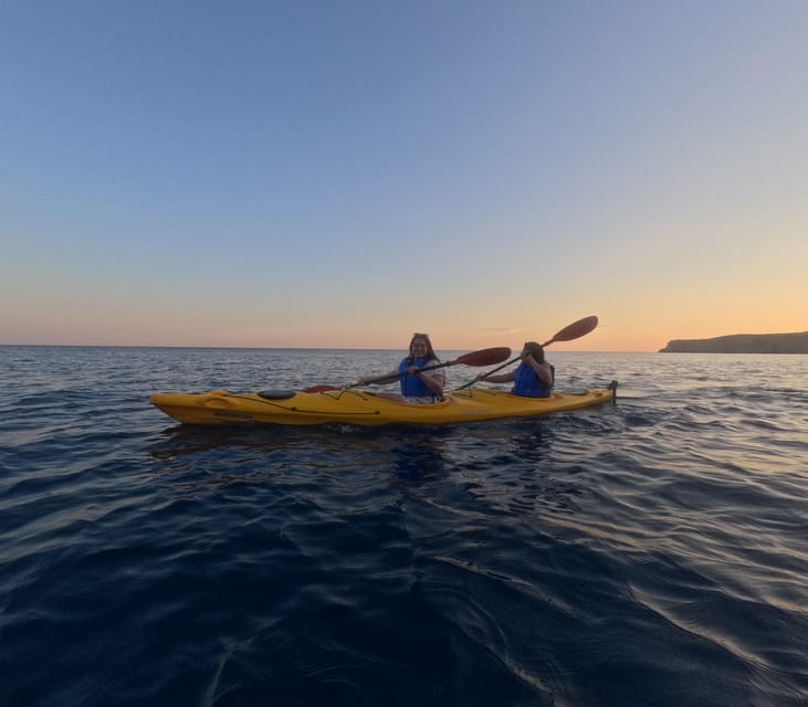 Milos: Romantic Semi Private Sunset Kayaking Tours - The $88 price and what you receive
