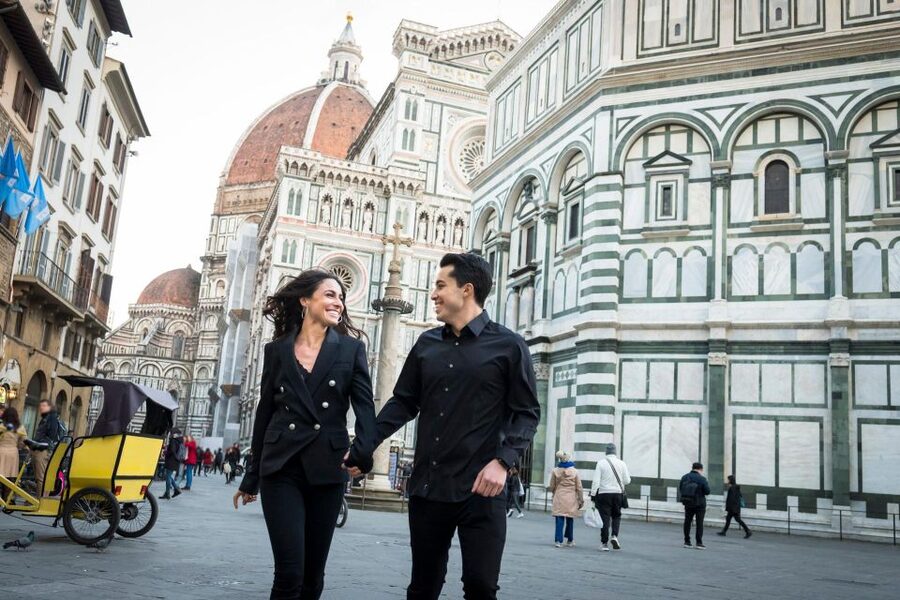 Montalcino personal photo service for couples and families - Choosing the right time and setting