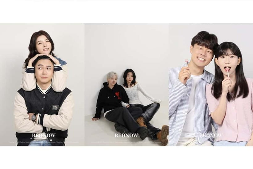 Myeongdong Rednow Studio: Portraits, Couples & Family Photo - Profile photos with a chosen background