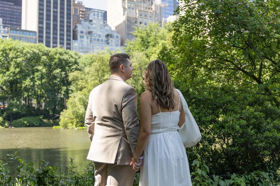 NYC: Surprise Proposal Photoshoot - Capture the Yes Forever - The short engagement session after the yes