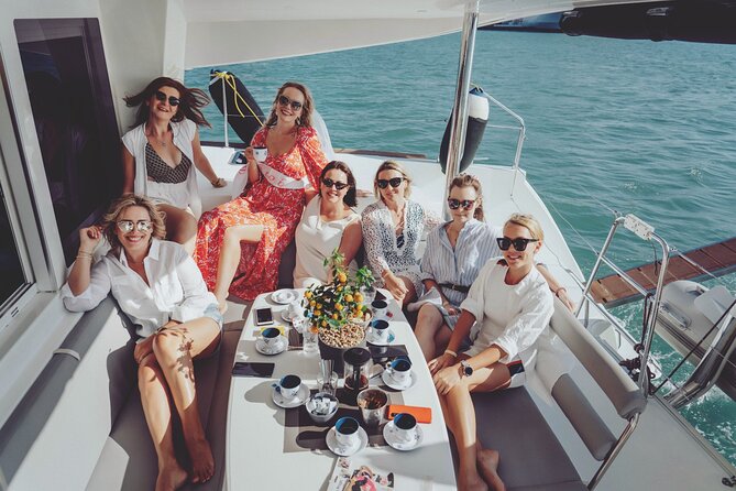 Panormo: Luxury Sunset Catamaran Cruise Sushi & Open Bar - The sunset sail back to Panormo