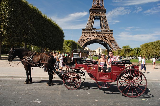 Paris Private Romantic Horse & Carriage Ride - Winston Churchill, Marigny, and the Champs-Elysées