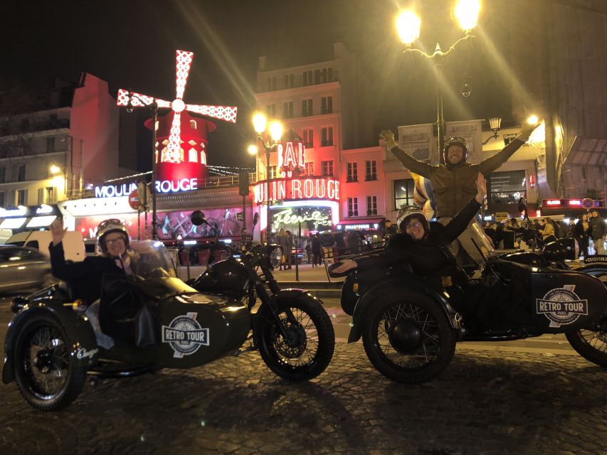 Paris: Romantic Sidecar Tour by Night with Champagne - From Saint-Germain to the Louvre and Palais Royal