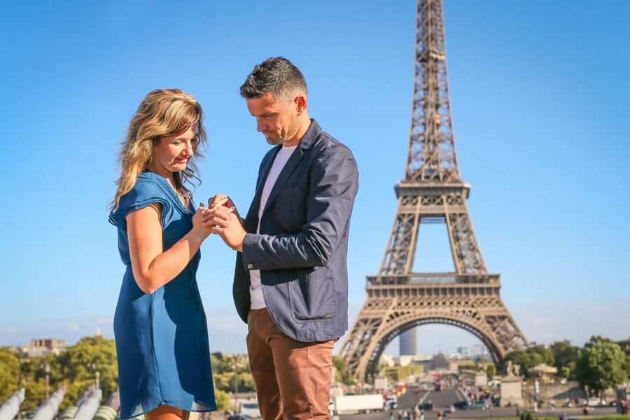 Parisian Proposal Perfection. Photography/Reels & Planning - A Proposal Built Around Trocadéro’s Best Angle