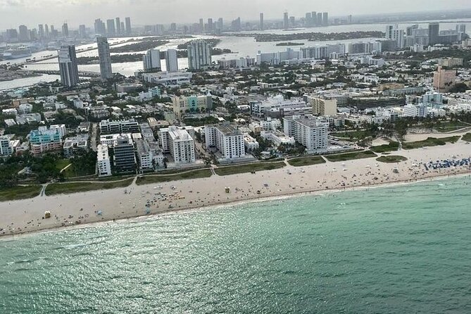 Private 60 Minute Romantic Air Tour with Champagne in Miami - Fisher Island, South Point Park, and the southern bay