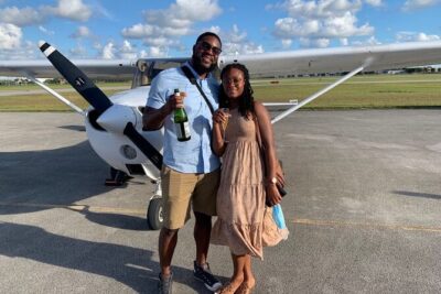 Private 60 Minute Romantic Excursion Air Tour with Champagne
