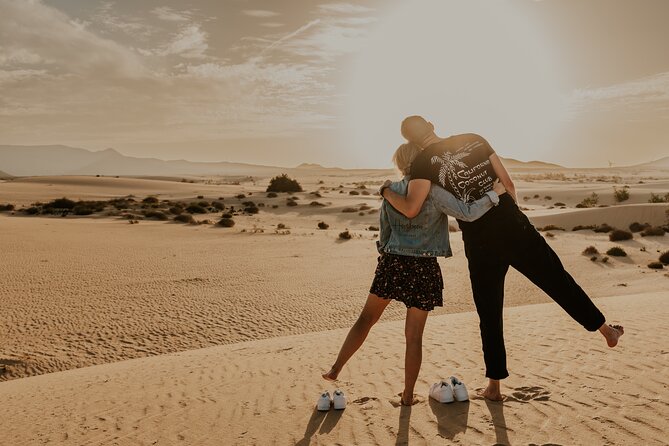 Private couple shooting - Corralejo Fuerteventura - Hotel pickup makes the short outing easier