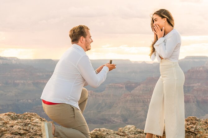 Private Proposal Professional Photo Shoot - Grand Canyon - Key points to know